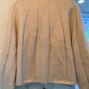 Ann Taylor Cream Cowl Neck Sweater